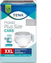 Fralda Adulto Descartável Tena Plus Size Care XXL - 8 unid