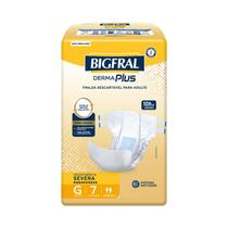 Fralda Adulto / Geriátrica - Bigfral Derma Plus - Tamanho G Pacote c/7un Fralda Adulto / Geriátrica - Bigfral Derma Plus - Tamanho G Pacote c/7un