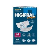 Fralda Adulto Higifral Confort M Com 8 Unidades - Eurofral