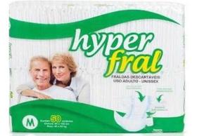 Fralda Adulto Hyperfral M C/ 50 Un Geriátricas Fralda Adulto Hyperfral M C/ 50 Un Geriátricas