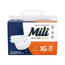 Fralda Adulto Mega XG (MILI VITA) - Pacote com 21 Unidades