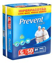 Fralda Adulto Prevent Care G 50 Unid. Máx. Proteção
