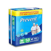 Fralda Adulto Prevent Care M com 50 unidades