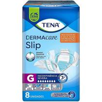 Fralda Adulto Tena Dermacare Slip - Unissex - Tam G - 08 unidades