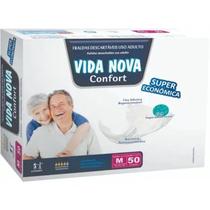 Fralda Adulto Vida Nova M com 50 unidades Fralda Adulto Vida Nova M com 50 unidades