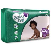 Fralda Baby Care Infantil Tamanho Xg com 50 Unidades