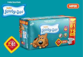 Fralda Baby Scooby Doo Hiper P75+6 - CCM Fralda Baby Scooby Doo Hiper P75+6 - CCM