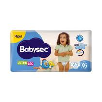 FRALDA BABYSEC GALINHA PINTADINHA HIPER XG - 60un