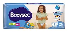 FRALDA BABYSEC GALINHA PINTADINHA MEGA XG / 30 un