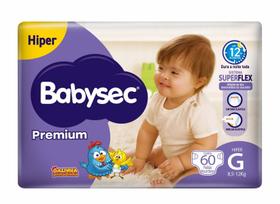 Fralda Babysec Galinha Pintadinha Premium Hiper G 60 Unidades Fralda Babysec Galinha Pintadinha Premium Hiper G 60 Unidades