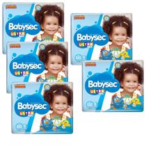 Fralda Babysec galinha pintadinha tamanho XXG kit c/ 05 pacotes jumbo