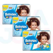 Fralda BabySec -Galinha Pintadinha Ultra Mega 3 Pacotes + 13 kg Tamanho XXG - 84 Unidades