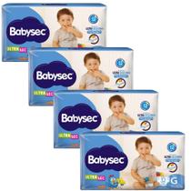 Fralda BabySec - Galinha Pintadinha Ultra Mega 4 Pacotes 8,5 - 12kg Tamanho G - 128 Unidades Fralda BabySec - Galinha Pintadinha Ultra Mega 4 Pacotes 8,5 - 12kg Tamanho G - 128 Unidades