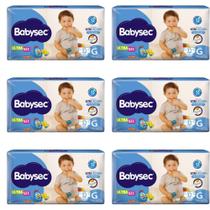 Fralda BabySec - Galinha Pintadinha Ultra Mega 6 Pacotes 8,5-12kg Tamanho G - 192 Unidades Fralda BabySec - Galinha Pintadinha Ultra Mega 6 Pacotes 8,5-12kg Tamanho G - 192 Unidades