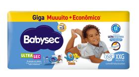 Fralda Babysec Galinha Pintadinha Ultra XXG 68 Unidades