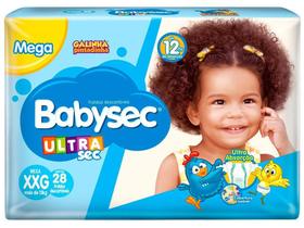 Fralda Babysec Galinha Pintadinha Ultrasec - Mega XXG 28 Unidades