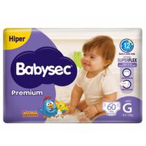Fralda Babysec Hiper Premium G 60 Unidades Fralda Babysec Hiper Premium G 60 Unidades