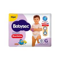 Fralda Babysec Hiper Shortinho Premium G 48 Unidades