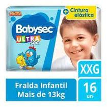 Fralda BabySec Jumbo Ultra Protect XXG - 16 unidades