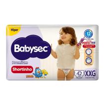 Fralda Babysec Shortinho XXG 42 Unidades