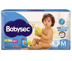 Fralda babysec ultra sec m pacote econômico Fralda babysec ultra sec m pacote econômico