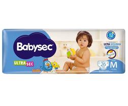 FRALDA BABYSEC ULTRA SEC M PACOTE Prático FRALDA BABYSEC ULTRA SEC M PACOTE Prático