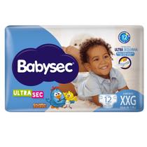 Fralda Babysec Ultrasec Galinha Pintadinha Jumbinho XXG 12 unidades
