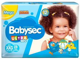 Fralda Babysec Ultrasec Galinha Pintadinha Tam XXG - a partir de 13kg 28 Unidades