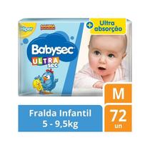 Fralda Babysec Ultrasec Hiper Pacotão M - G - Xg - Xxg