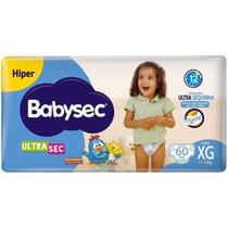 Fralda Babysec Ultrasec Hiper XG 60 Unidades