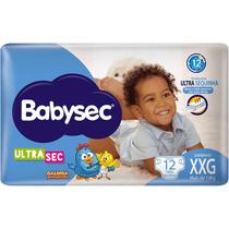 Fralda Babysec Ultrasec Jumbinho Galinha Pintadinha XXG com 12 unidades