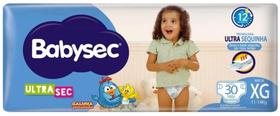 Fralda Babysec UltraSec Mega Galinha Pintadinha TAM. XG com 30 Unidades