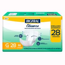Fralda Bigfral Clássica Embalagem Ecônomica Tamanho G Com 28 Unidades Fralda Bigfral Clássica Embalagem Ecônomica Tamanho G Com 28 Unidades