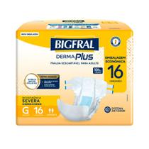 Fralda Bigfral Derma Plus Econômica G 16 Unidades