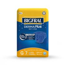 Fralda Bigfral Derma Plus Noturna G Com 7 Unidades