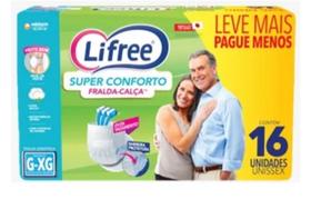 fralda calça adulto lifree super conforto com 16 g/eg - Unicharm do Brasil