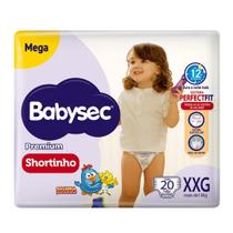 Fralda Calça Babysec Premium Mega Shortinho Pants - Todos os Tamanhos