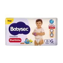 Fralda Calça Babysec Premium Mega Shortinho Pants - Todos os Tamanhos