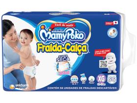 Fralda Calça Descartável Mamypoko Cuidado Real XG 56 Unidades