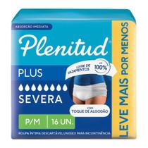 Fralda Calça Geriátrica Adulto Pants Plenitud Plus - Tam P-M - 16 Unidades