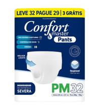 Fralda Calça Geriátrica Confort Master Pants Com 32 Und PM e GEG Incontinência SEVERA Fralda Calça Geriátrica Confort Master Pants Com 32 Und PM e GEG Incontinência SEVERA