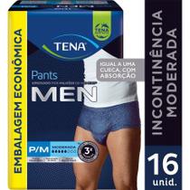 Fralda Calça Geriátrica Masculina Tena Pants Men P/M 16 unidades Fralda Calça Geriátrica Masculina Tena Pants Men P/M 16 unidades