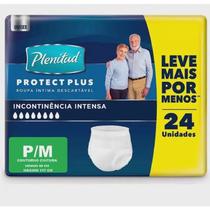 Fralda Calça Geriátrica Unissex Plenitud Protect Plus P/M 24 Unidades