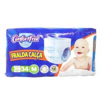 Fralda calça infantil ConfortFral Baby excelente absorção