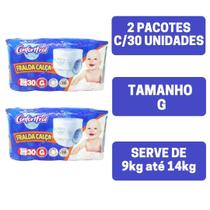 Fralda calça infantil ConfortFral Baby tamanho G kit com 2 pacotes