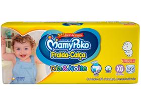 Fralda Calça MamyPoko Dia&Noite Jumbo Tam. XG - 12 a 17kg 26 Unidades Fralda Calça MamyPoko Dia&Noite Jumbo Tam. XG - 12 a 17kg 26 Unidades