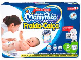Fralda Calça MamyPoko Jumbo Tam. P - 3 a 9kg 46 Unidades Fralda Calça MamyPoko Jumbo Tam. P - 3 a 9kg 46 Unidades