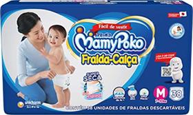 Fralda Calça Mamypoko Super Seca Azul 1 Pacote Tamanho M 6-10kg 36 unidades