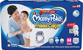Fralda Calça Mamypoko Super Seca Azul 1 Pacote Tamanho M 6-10kg 36 unidades Fralda Calça Mamypoko Super Seca Azul 1 Pacote Tamanho M 6-10kg 36 unidades