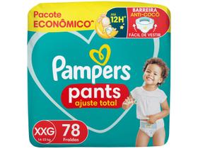 Fralda Calça Pampers Pants Ajuste Total Tam. XXG 14 a 23kg 78 Unidades